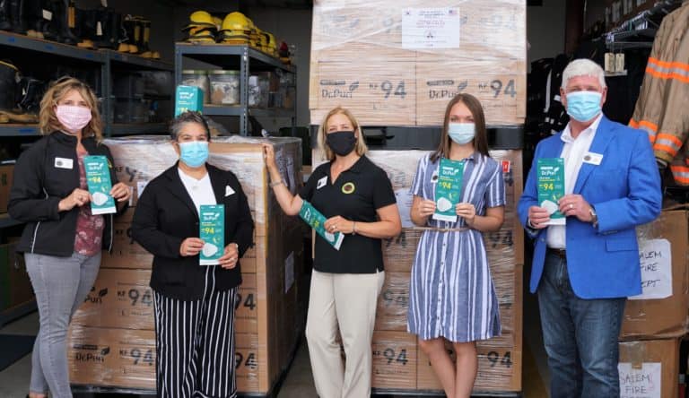 Salem Fire Foundation Accepts PPE from Sister City in South Korea