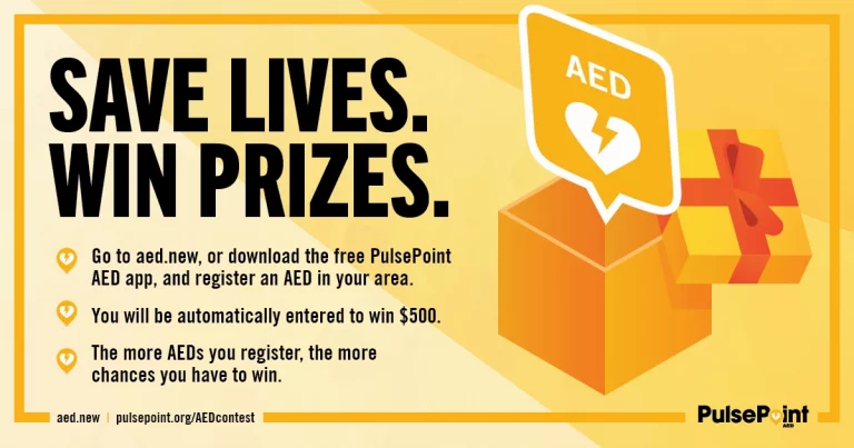 HELP US BUILD OUR SALEM AED REGISTRY AND YOU COULD WIN $500!
